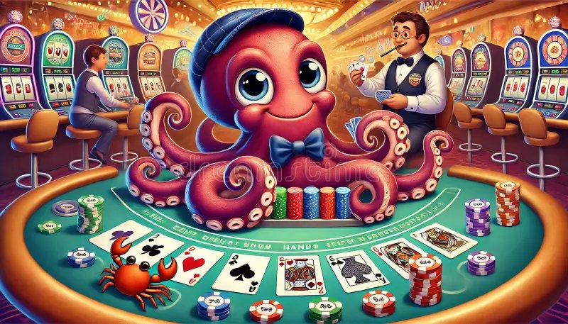 Fish shooting game screen with colourful underwater targets